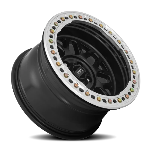 KMC Grenade Crawl Beadlock KM235 SB 18x9 -24 6x139.7mm 108mm Satin Black