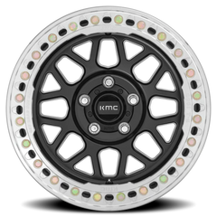 KMC Grenade Crawl Beadlock KM235 SB 18x9 +10 8x165.1mm 125.1mm Satin Black