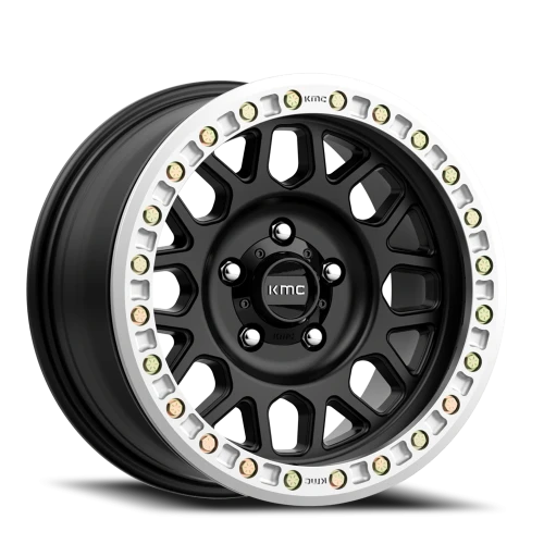 KMC Grenade Desert Beadlock KM234 SB 20x9 -12 6x139.7mm 108mm Satin Black