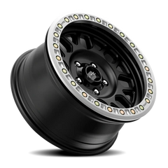 KMC Grenade Desert Beadlock KM234 SB 20x9 -12 6x139.7mm 108mm Satin Black