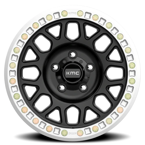 KMC Grenade Desert Beadlock KM234 SB 20x9 -12 6x139.7mm 108mm Satin Black