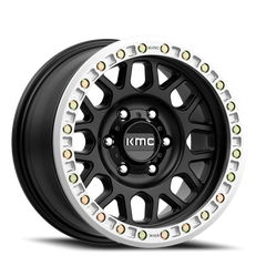 KMC Grenade Desert Beadlock KM234 SB 17x8.5 +0 6x139.7mm 108mm Satin Black