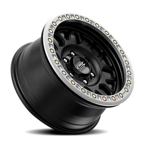 KMC Grenade Desert Beadlock KM234 SB 17x8.5 +0 6x165.1mm 108mm Satin Black