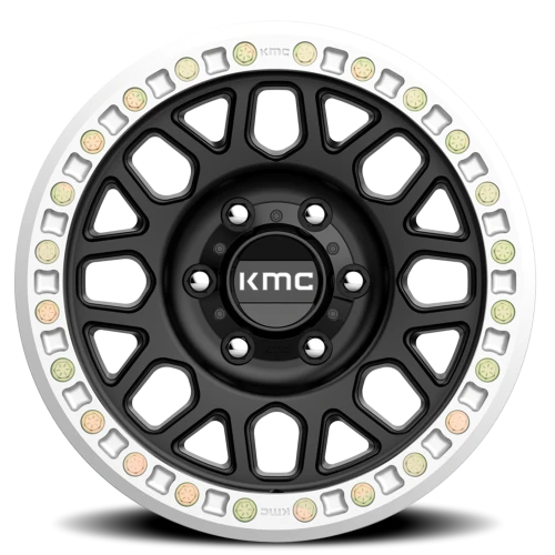 KMC Grenade Desert Beadlock KM234 SB 17x8.5 +0 6x135mm 87.1mm Satin Black