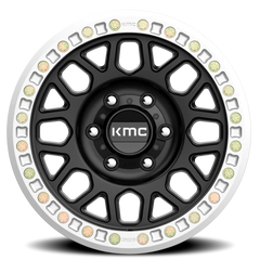 KMC Grenade Desert Beadlock KM234 SB 17x8.5 +0 6x139.7mm 108mm Satin Black