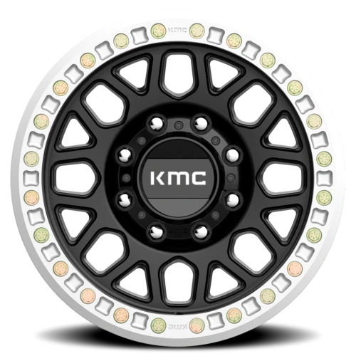 KMC Grenade Desert Beadlock KM234 SB 17x8.5 +0 8x165.1mm 125.5mm Satin Black