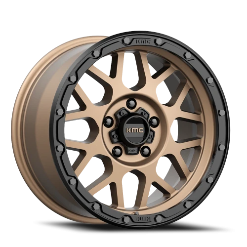 KMC Grenade Off-Road KM535 BRZ 17x8.5 +0 5x127mm 78.3mm Matte Bronze Matte Black Lip