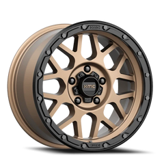 KMC Grenade Off-Road KM535 BRZ 17x8.5 +0 5x127mm 78.3mm Matte Bronze Matte Black Lip