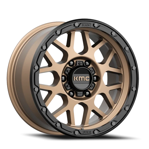 KMC Grenade Off-Road KM535 BRZ 20x9 +18 6x114.3mm 66.1mm Matte Bronze Matte Black Lip