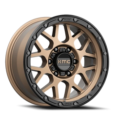 KMC Grenade Off-Road KM535 BRZ 17x9 -12 6x139.7mm 106.25mm Matte Bronze Matte Black Lip