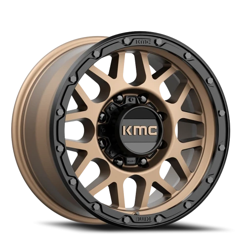 KMC Grenade Off-Road KM535 BRZ 18x8.5 +0 8x165.1mm 125.5mm Matte Bronze Matte Black Lip