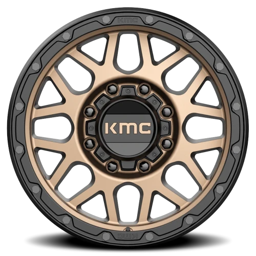 KMC Grenade Off-Road KM535 BRZ 18x8.5 +0 8x165.1mm 125.5mm Matte Bronze Matte Black Lip