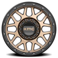 KMC Grenade Off-Road KM535 BRZ 18x8.5 +0 8x165.1mm 125.5mm Matte Bronze Matte Black Lip