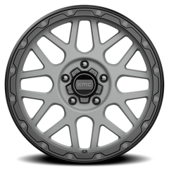 KMC Grenade Off-Road KM535 GY 18x8.5 +0 5x127mm 78.3mm Matte Gray Matte Black Lip