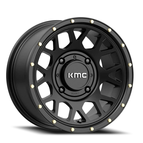 KMC Grenade UTV KS135 14x7 +10 4x137mm 112.1mm Satin Black