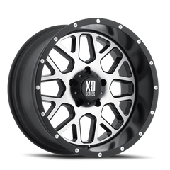 XD Series Grenade XD820 SBM 18x9 +18 6x139.7mm 106.1mm Satin Black Machined Face