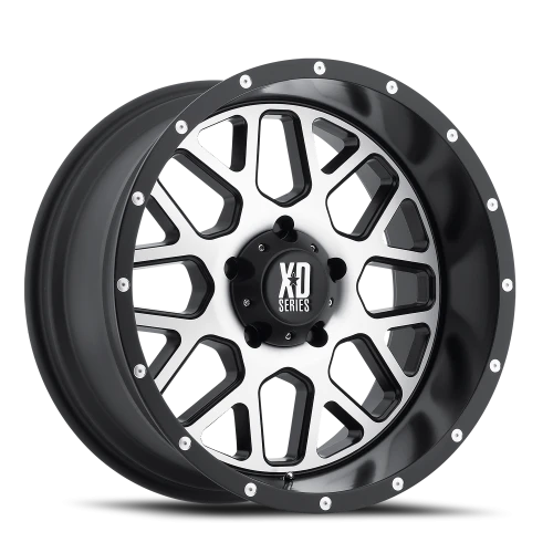 XD Series Grenade XD820 SBM 18x9 +18 8x180mm 124.2mm Satin Black Machined Face