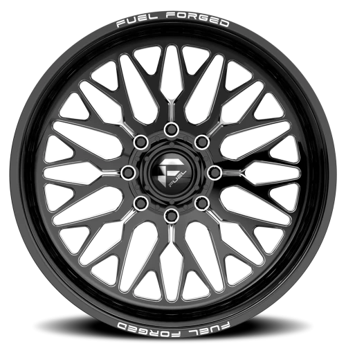 Fuel Grin FF109 GBM 24x11 +0 5x127mm 71.5mm Gloss Black Milled