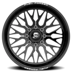 Fuel Grin FF109 GBM 22x14 -72 6x135mm 87mm Gloss Black Milled