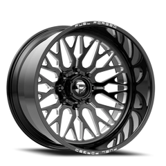 Fuel Grin FF109 GBM 20x14 -69 8x165.1mm 122mm Gloss Black Milled