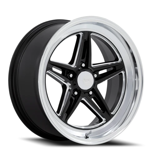 American Racing Groove VN514 BK 18x7 +0 5x114.3mm 72.6mm Gloss Black Diamond Cut Lip