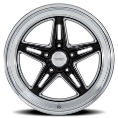 American Racing Groove VN514 BK 18x10 +0 5x127mm 78.1mm Gloss Black Diamond Cut Lip