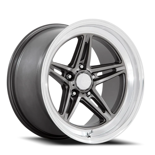 American Racing Groove VN514 GY 18x10 +12 5x127mm 78.1mm Anthracite Diamond Cut Lip