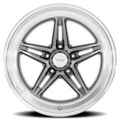 American Racing Groove VN514 GY 20x10 -20 5x120.65mm 72.6mm Anthracite Diamond Cut Lip