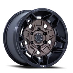 Black Rhino Guard BR028ZB 17x8.5 +25 6x139.7mm 106.1mm Burnt Bronze Matte Black Lip