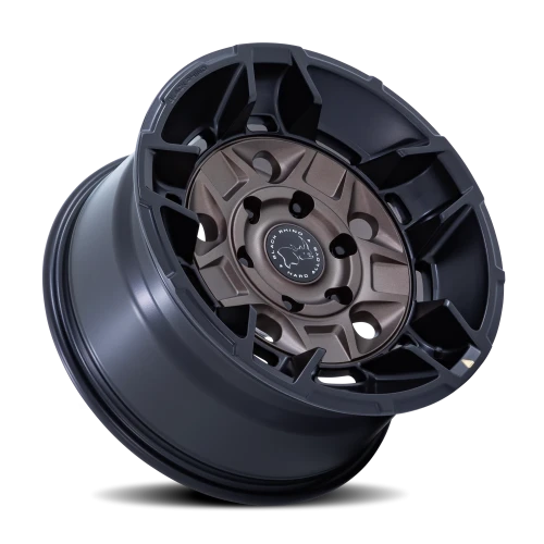 Black Rhino Guard BR028ZB 17x8.5 +0 6x139.7mm 106.1mm Burnt Bronze Matte Black Lip