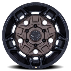 Black Rhino Guard BR028ZB 17x8.5 +0 6x139.7mm 106.1mm Burnt Bronze Matte Black Lip