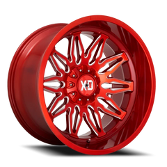 XD Series Gunner XD859 RD 22x10 -18 6x135mm 106.1mm Candy Red Milled