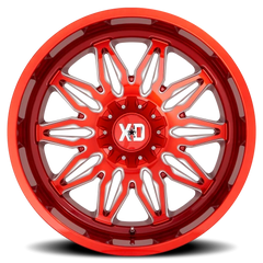 XD Series Gunner XD859 RD 22x10 -18 6x135mm 106.1mm Candy Red Milled