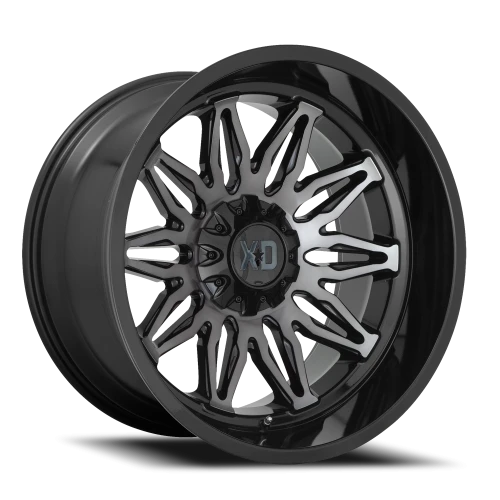 XD Series Gunner XD859 GBM-GT 22x10 -18 5x127mm 78.1mm Gloss Black Machined-Gray Tint