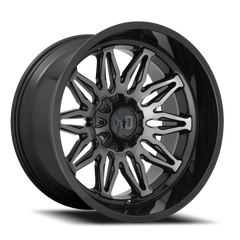 XD Series Gunner XD859 GBM-GT 22x12 -44 5x127mm 78.1mm Gloss Black Machined-Gray Tint
