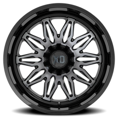 XD Series Gunner XD859 GBM-GT 20x10 -18 5x127mm 78.1mm Gloss Black Machined-Gray Tint