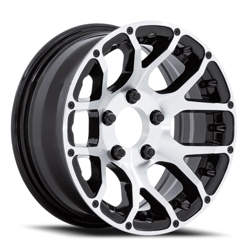 Helo HE1825 GBM 14x6 -6 5x114.3mm 74.4mm Gloss Black Machined