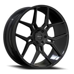26" Giovanna Haleb Gloss Black Wheel & Tire Package | 295/30R26 Lexani LX-Thirty Tires | Fits Escalade Tahoe Yukon Silverado Sierra