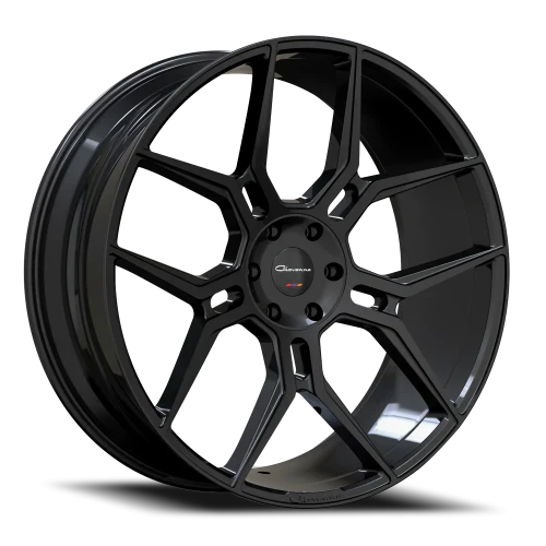 24" Giovanna Haleb Gloss Black +28 Offset Wheel & Tire Package | 305/35R24 Lexani LX-Thirty Tires | Fits Escalade Tahoe Yukon Silverado Sierra