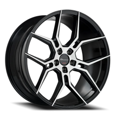 Giovanna Haleb MB 22x9 +30 5x114.3mm 73.1mm Gloss Black Machined Face
