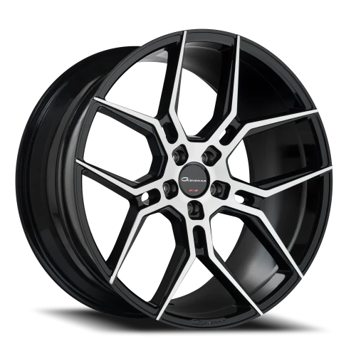 Giovanna Haleb MB 22x10.5 +38 5x112mm 66.56mm Gloss Black Machined Face