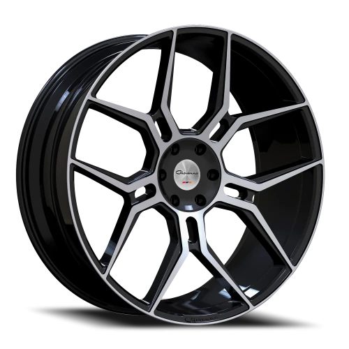 Giovanna Haleb MB 24x10 +15 6x139.7mm 78.1mm Gloss Black Machined Face