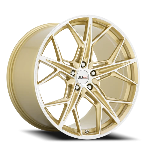 Cray Hammerhead GLD 20x9 +38 5x120mm 67.06mm Gloss Gold Mirror Cut Face