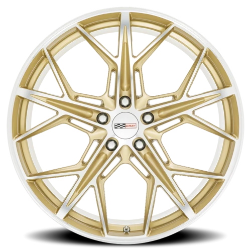 Cray Hammerhead GLD 19x9 +38 5x120mm 67.06mm Gloss Gold Mirror Cut Face
