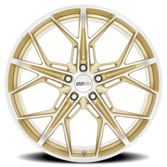 Cray Hammerhead GLD 20x9 +38 5x120mm 67.06mm Gloss Gold Mirror Cut Face