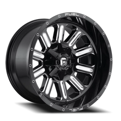 Fuel Hardline D620 20x10 -18 8x180mm 124.3mm Gloss Black Milled