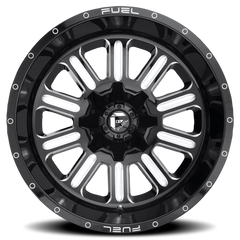 Fuel Hardline D620 20x9 +20 6x135mm 106.3mm Gloss Black Milled