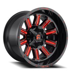 Fuel Hardline D621 20x10 -18 5x114.3mm 78.1mm Gloss Black Candy Red