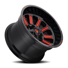 Fuel Hardline D621 20x9 +20 6x135mm 106.3mm Gloss Black Candy Red