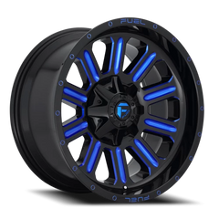 Fuel Hardline D646 20x9 +20 6x135mm 106.3mm Gloss Black Candy Blue
